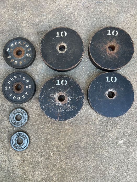 Ławka do ćwiczeń i obciążenie