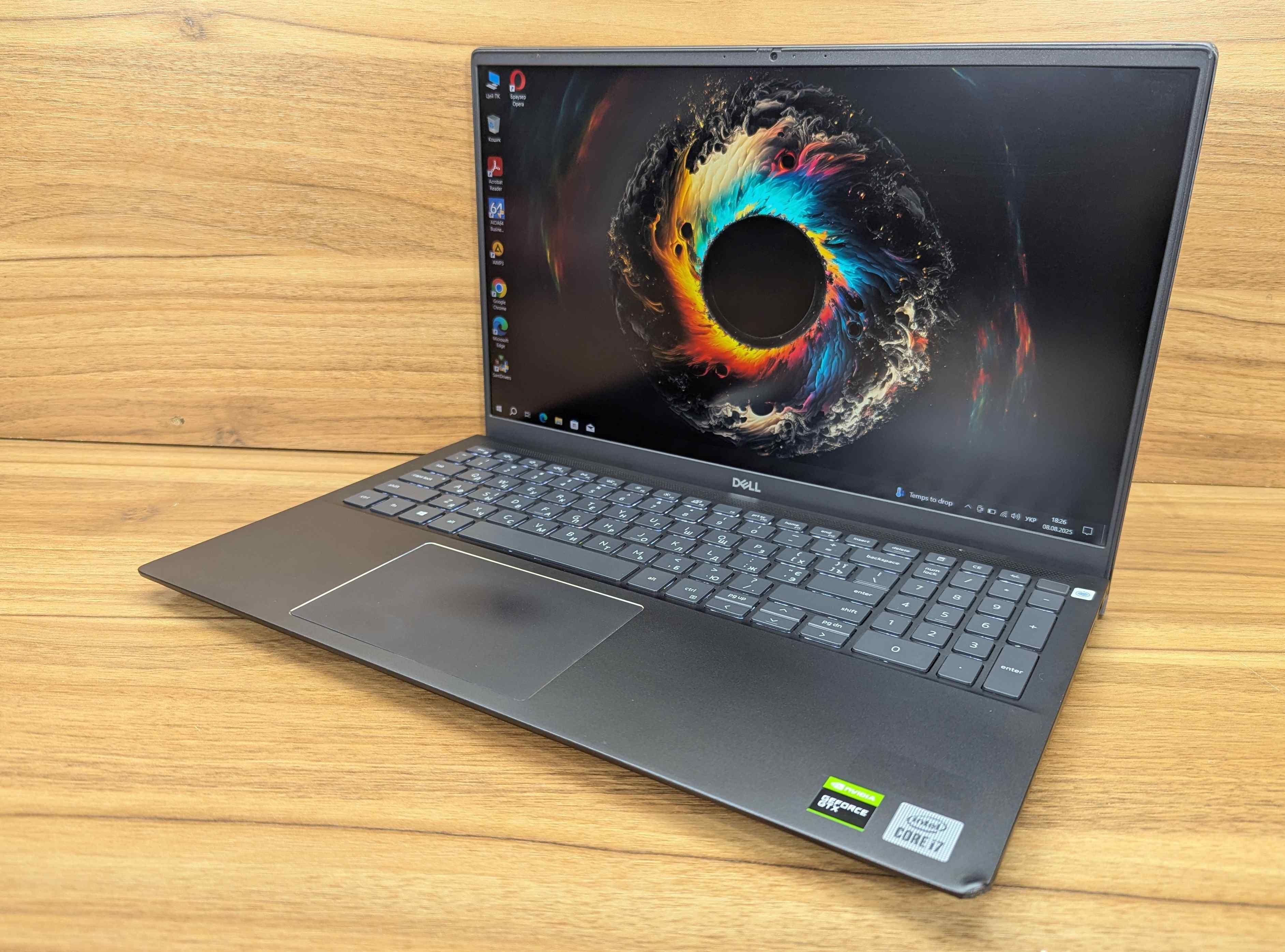 443/Dell Vostro 7500/15,6"/I7-10750H/512GB SSD/RAM 16GB/GTX 1650 Ti