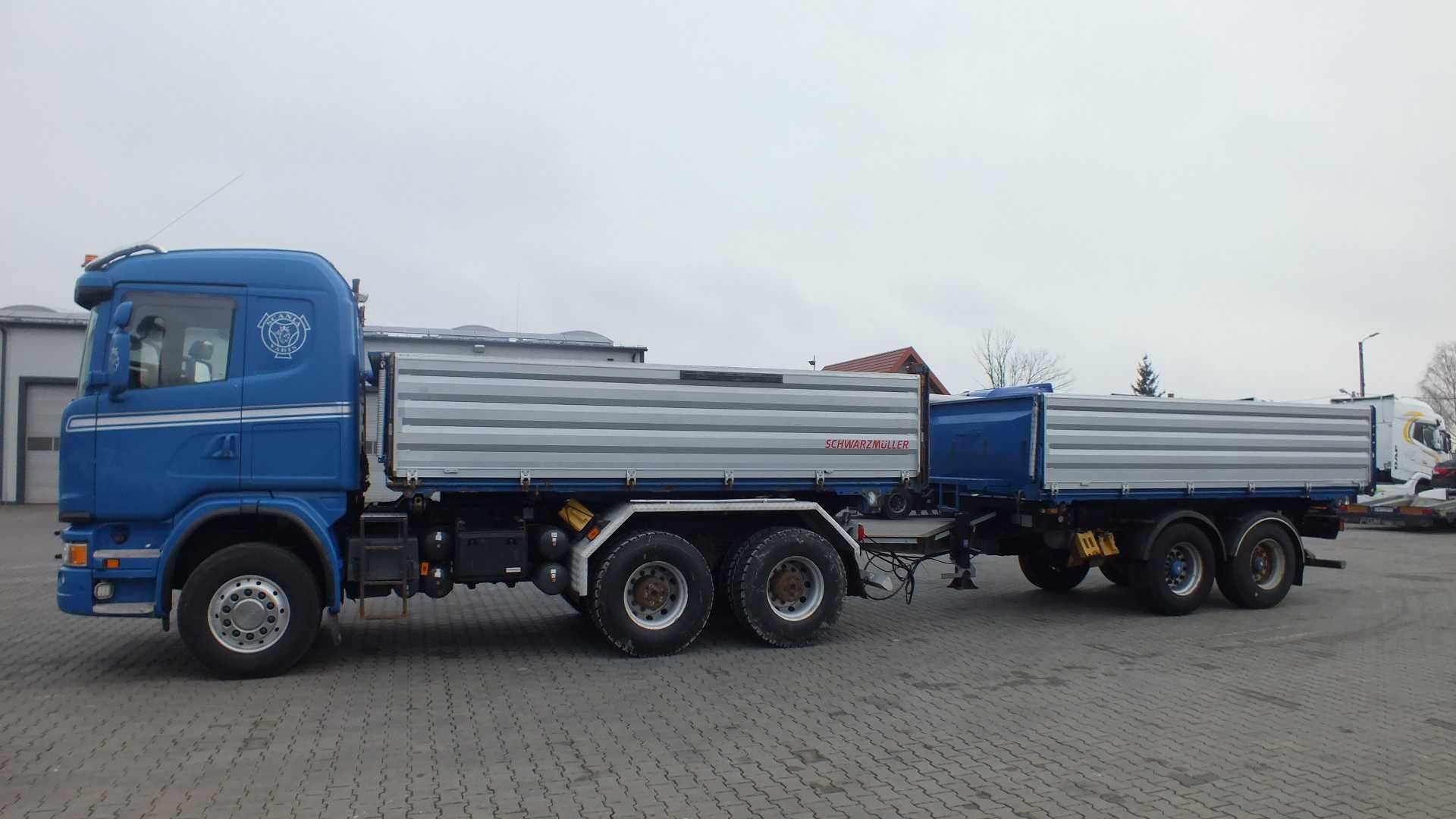 WYNAJEM         130zł/h          Samochód ciężarowy trzyosiowy SCANIA!