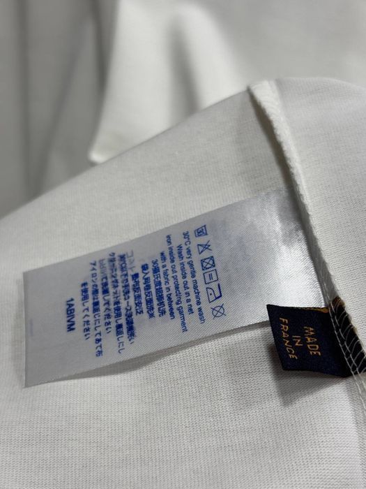 Футболка Louis Vuitton мужская унисекс оверсайз оригинал белый черный