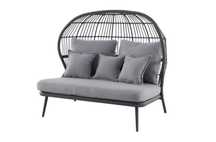 Sofa ogrodowa GoodHome Apolima Szara
