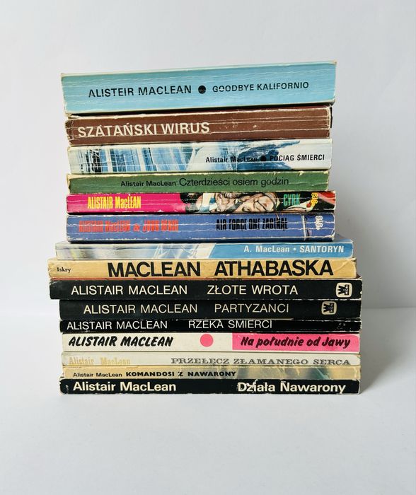 15x Alistair McLean Na południe od Jawy Santoryn Cyrk Athabaska  Cyrk