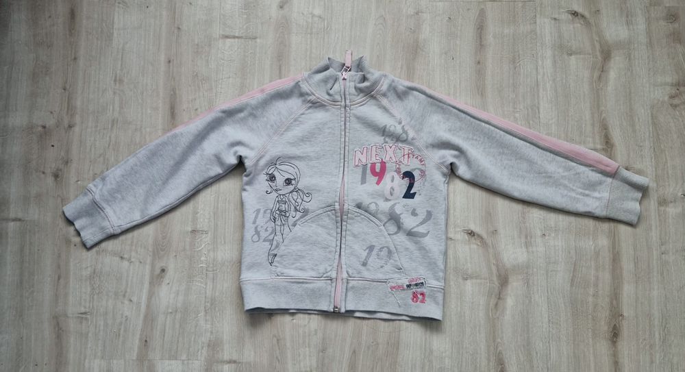 Rozpinana bluza Next dla dziewczynki 122