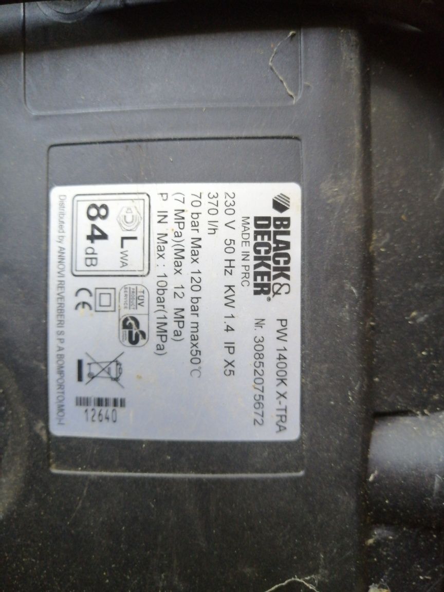 Myjka ciśnieniowa Black&Decker PW1400K X-tra