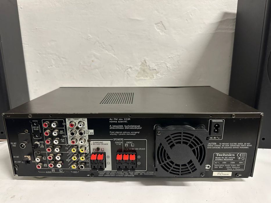 +5.1 Amplituner AV Technics SA-AX 530,  6*90 Watt