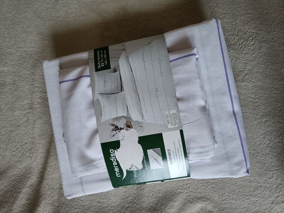 Nowy komplet pościeli z bawełny