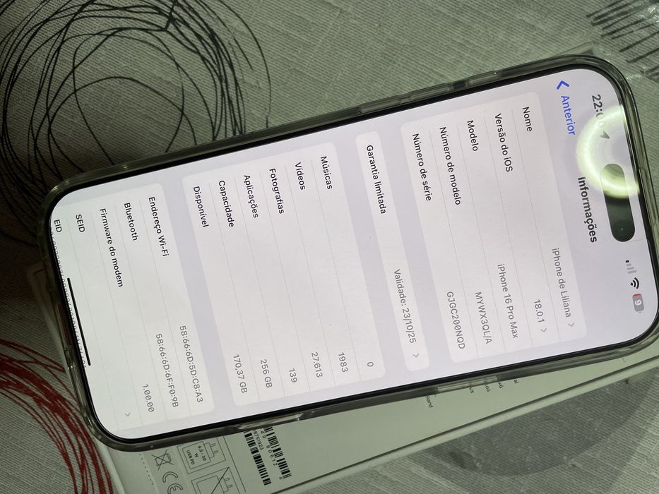 Iphone 16 pro max Novo
