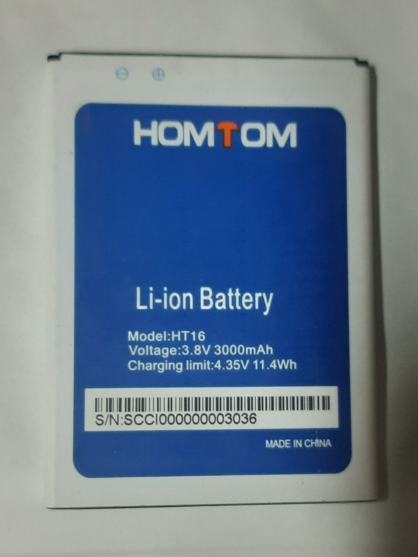 Продам аккумулятор к телефону Homtom HT16