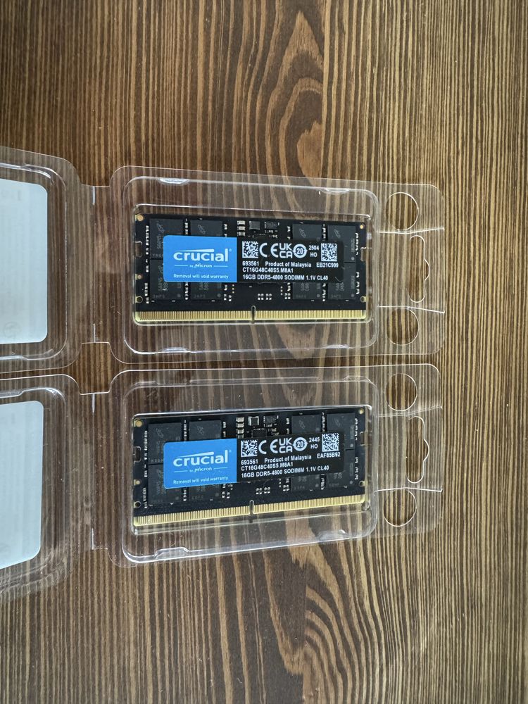 Pamięć RAM SODIMM DDR5 CL40 2x 16GB 4800 crucial