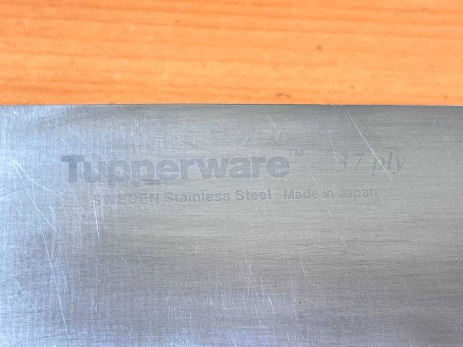 Кухонный японский нож Сантоку Tupperware дамаск