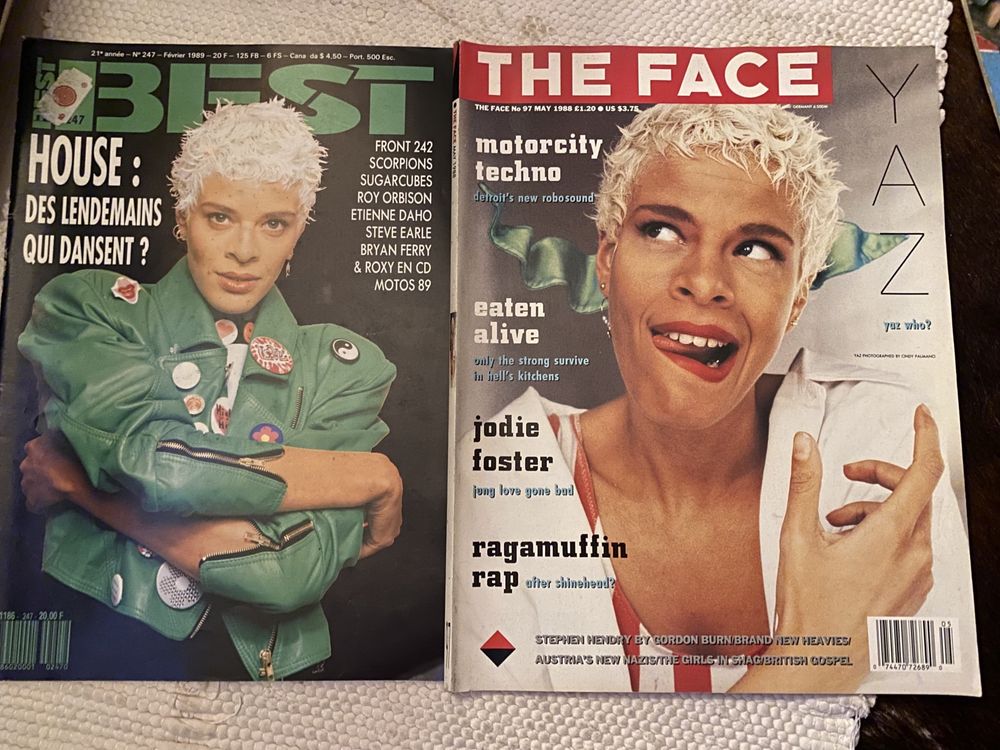 Revistas BEST e The Face c/ Yazz