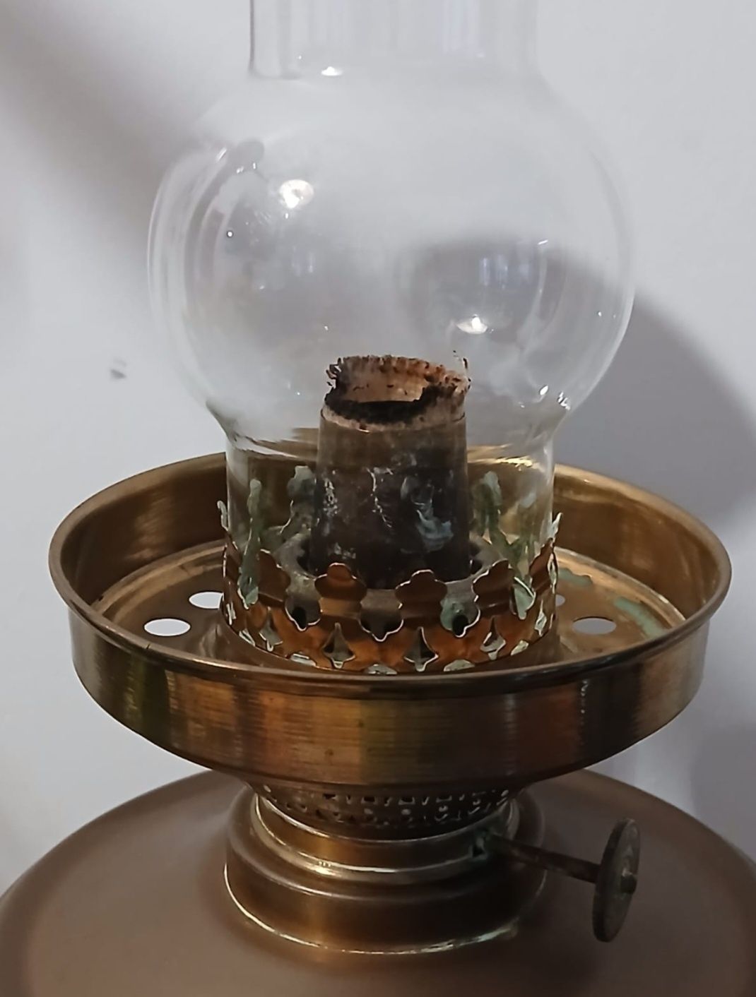Lampa olejna, naftowa, antyk