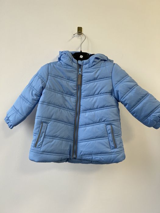 Sinsay kurtka dziecięca niebieska r.74