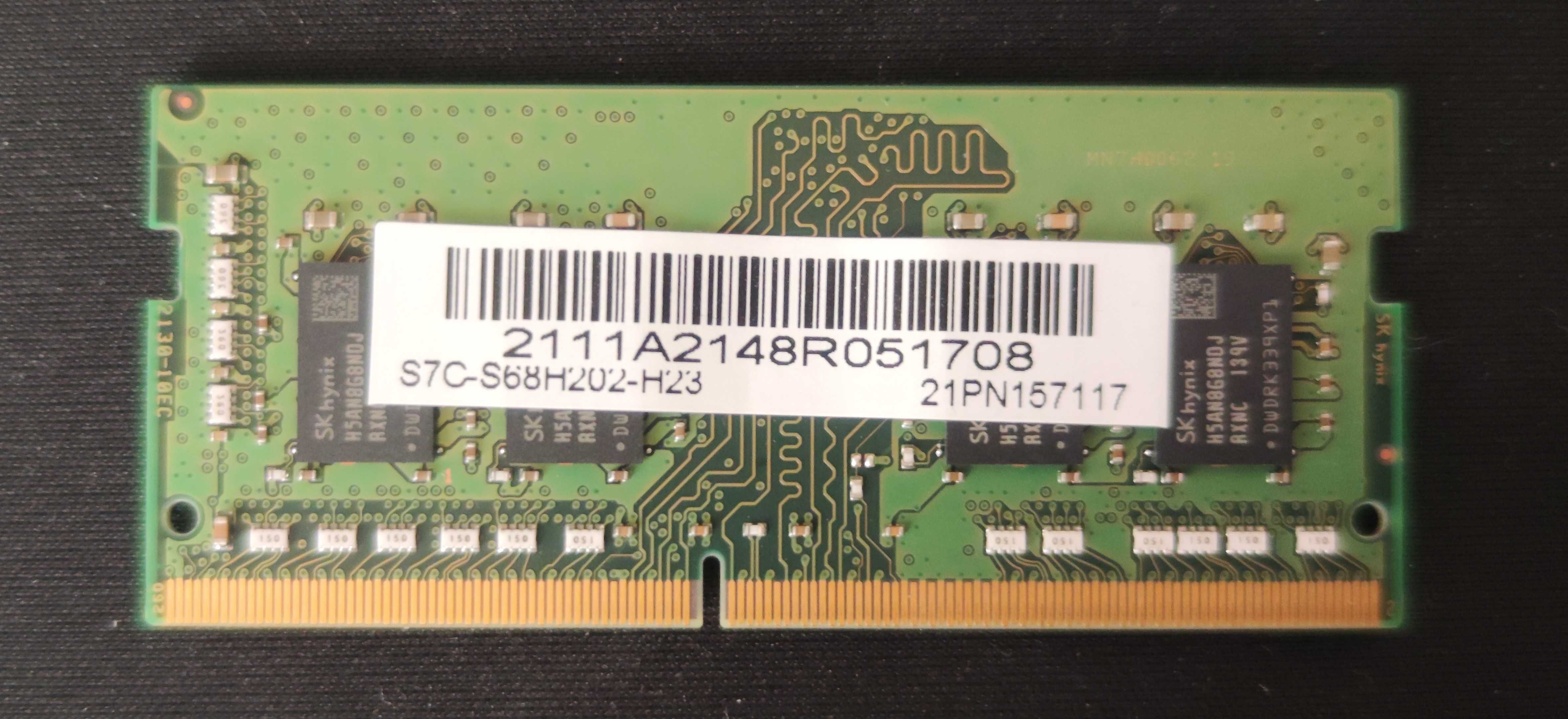 ОЗУ для ноутбука Hynix 8 GB SO-DIMM DDR4 3200 MHz (HMA81GS6DJR8N-XN)