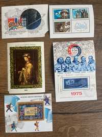 Блоки поштових марок ціна за всі разом 100 грн.