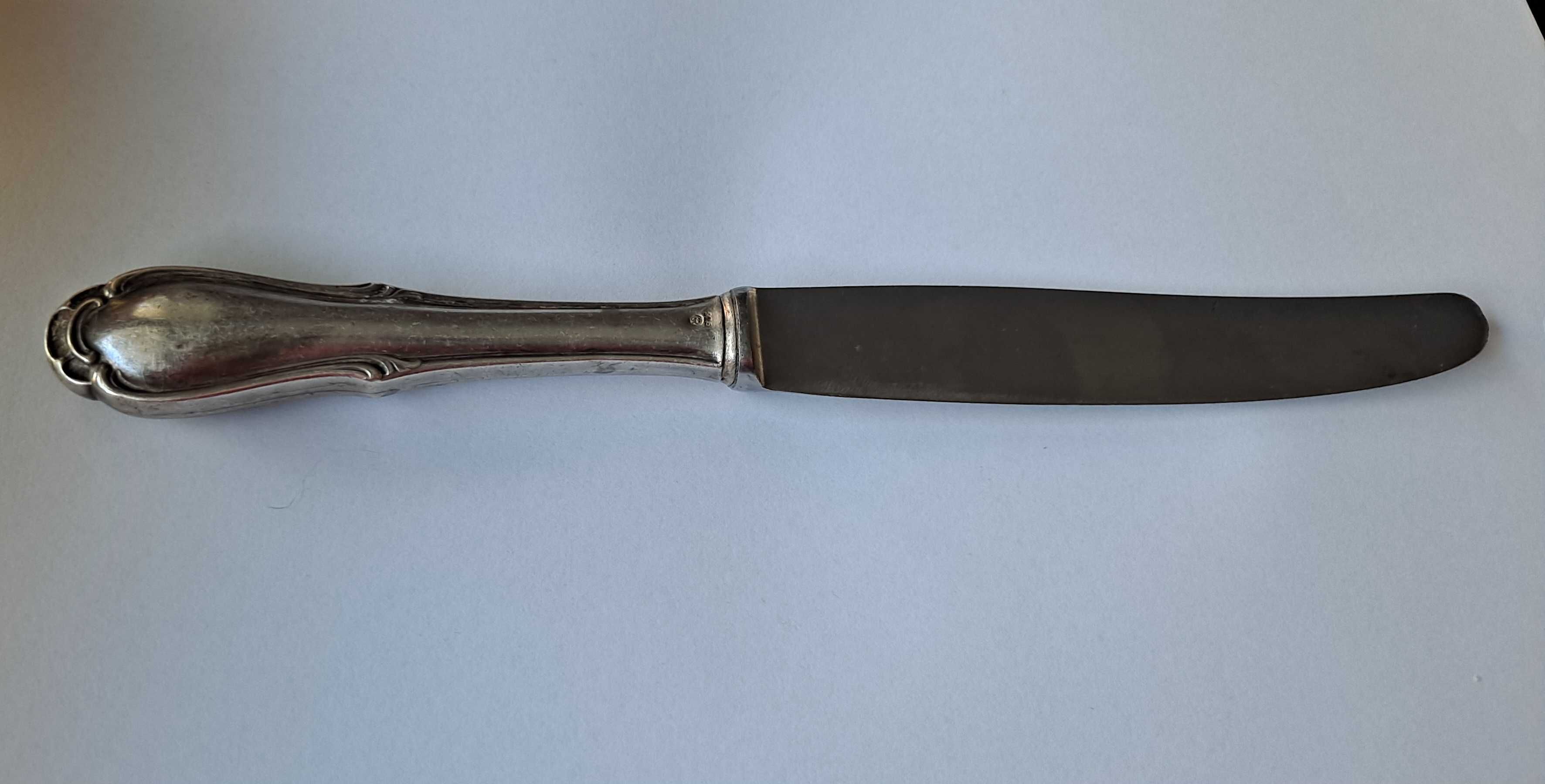 Nóż srebrny Rostfrei Solingen  p.925 ,  78.18g.