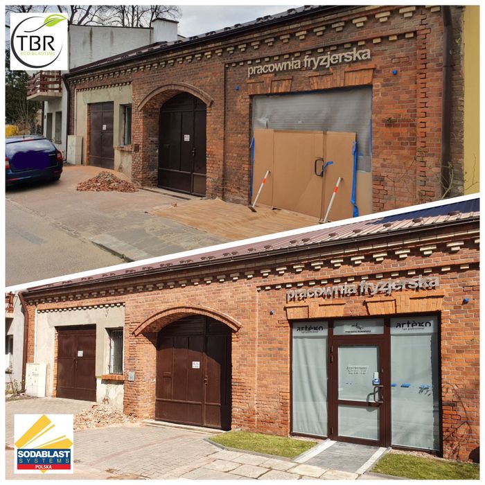 piaskowanie sodowanie - drewno, beton, cegła, stal. mobilnie