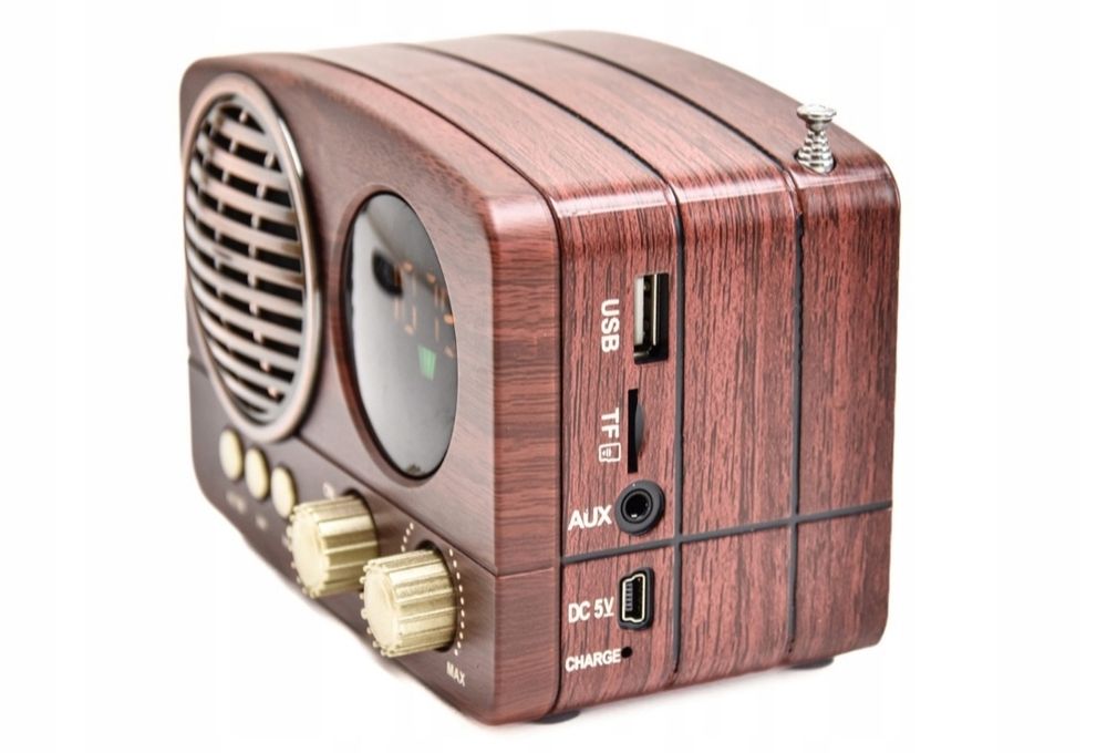 Radio Retro LCD USB Bluetooth Pendrive SD FM AUX