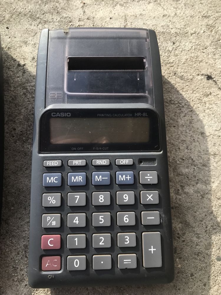 CASIO калькулятори із принтером