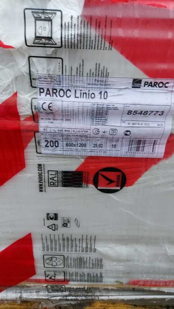Wełna elewacyjna fasadowa Paroc Linio 10 grubość od 5cm-25cm