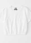 Abercrombie & Fitch - Cropped Tee Biała
