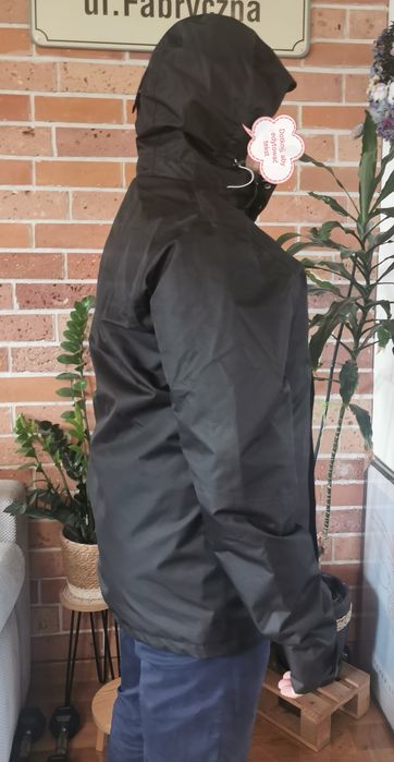 Kurtka męska przeciwdeszczowa oddychająca hydrofobowa Quecha Xl.