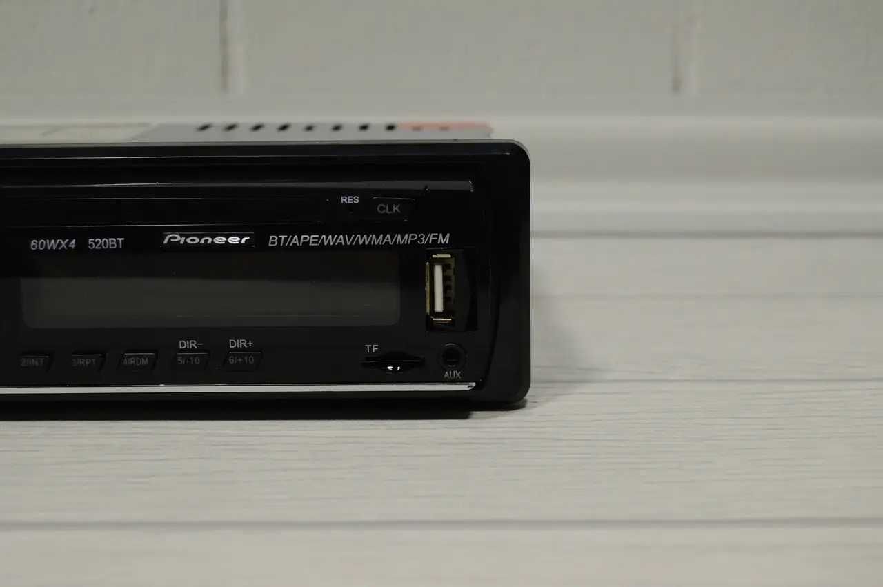 Автомагнітола Pioneer 520, USB,AUX,Bluetooth