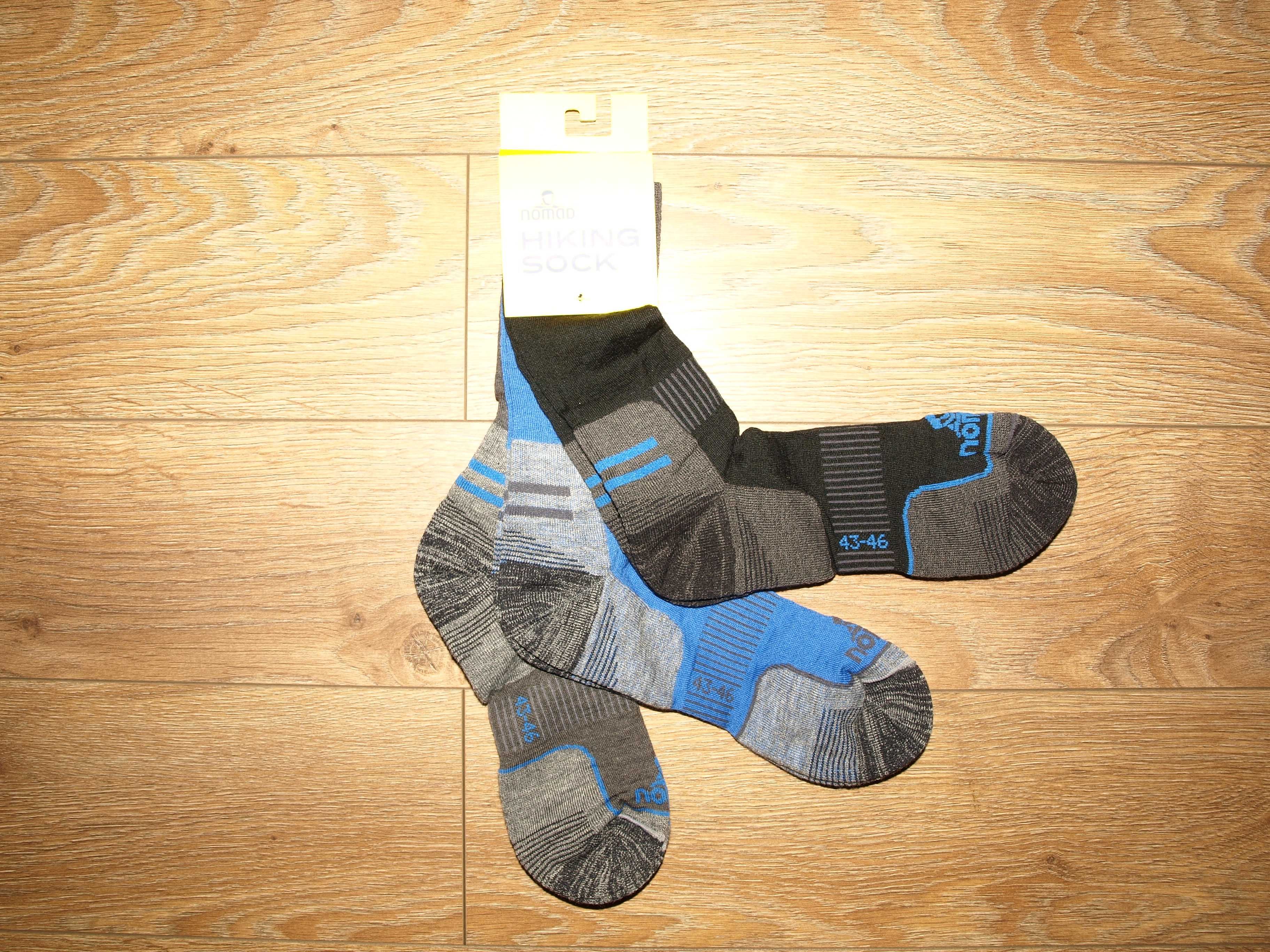 Nomad męskie skarpety trekkingowe merino wool 2 pary 43-46