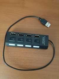 Adaptador usb 4 portas