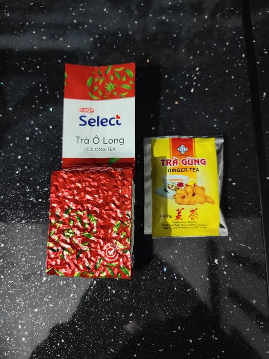 Zestaw herbat wietnamskich Vietnam oolong tea & tra gung