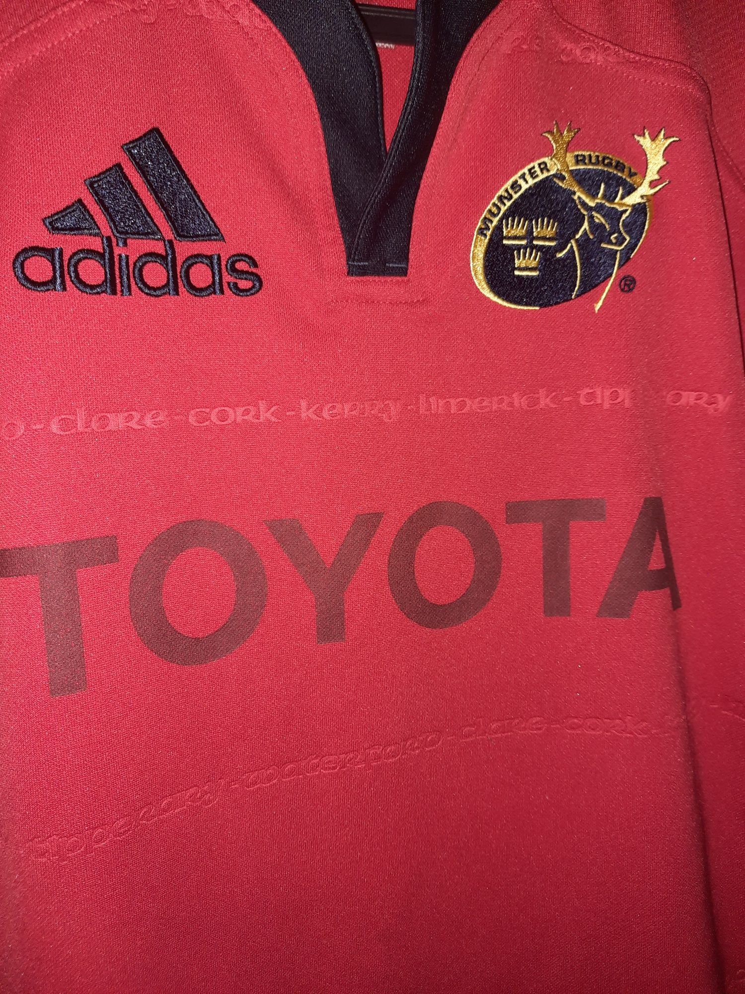 koszulka rugby Munster Rugby, adidas, Toyota
