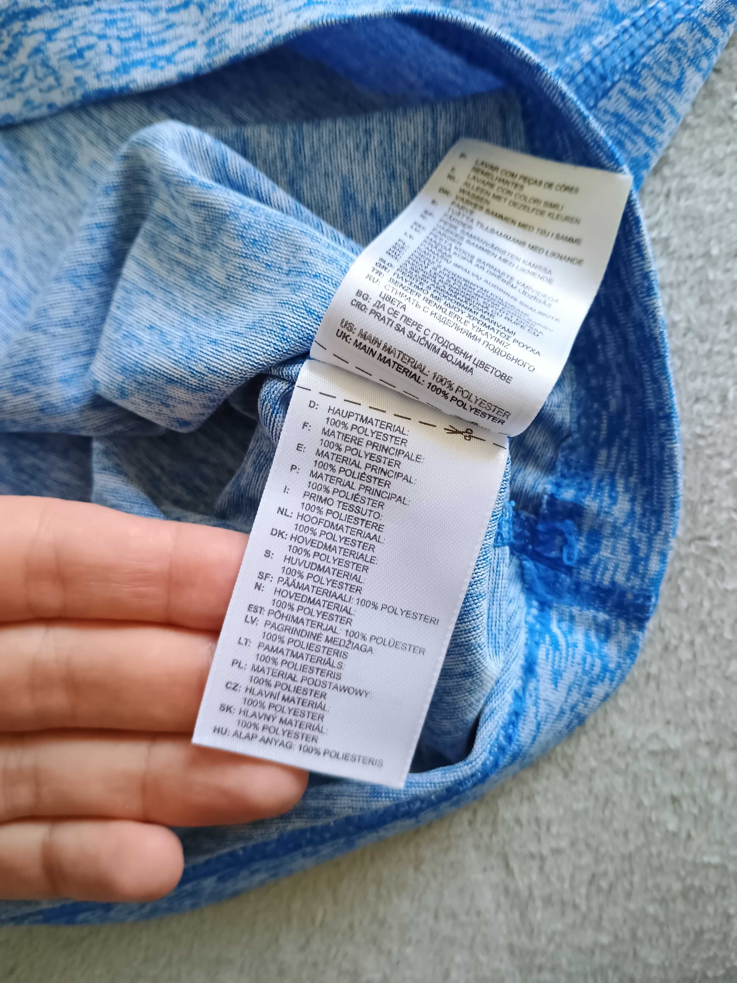 Męski t-shirt/koszulka treningowa/do ćwiczeń Adidas rozm. M niebieski