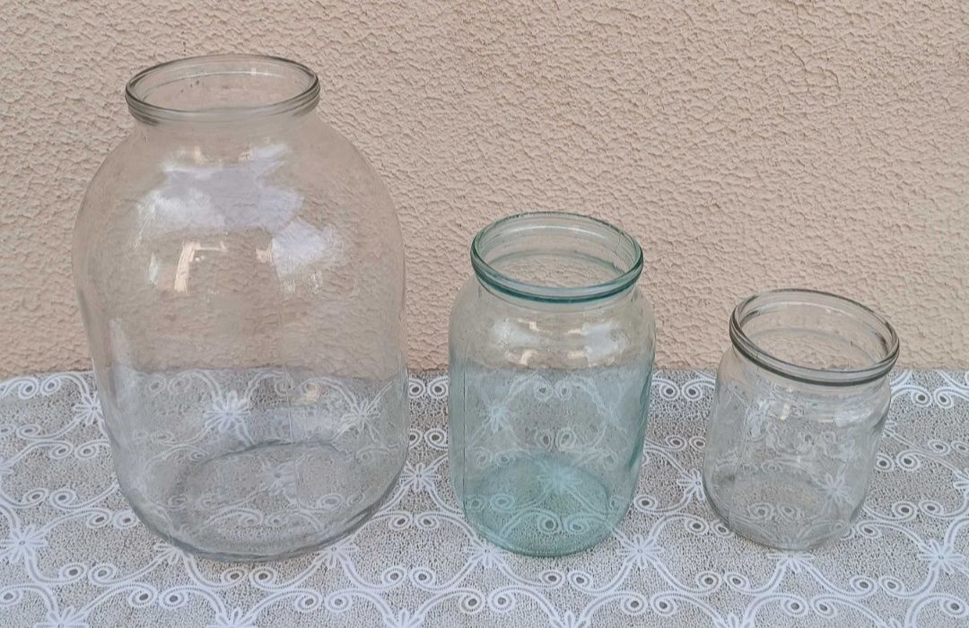 Банки      3л, 1л, 0.5л