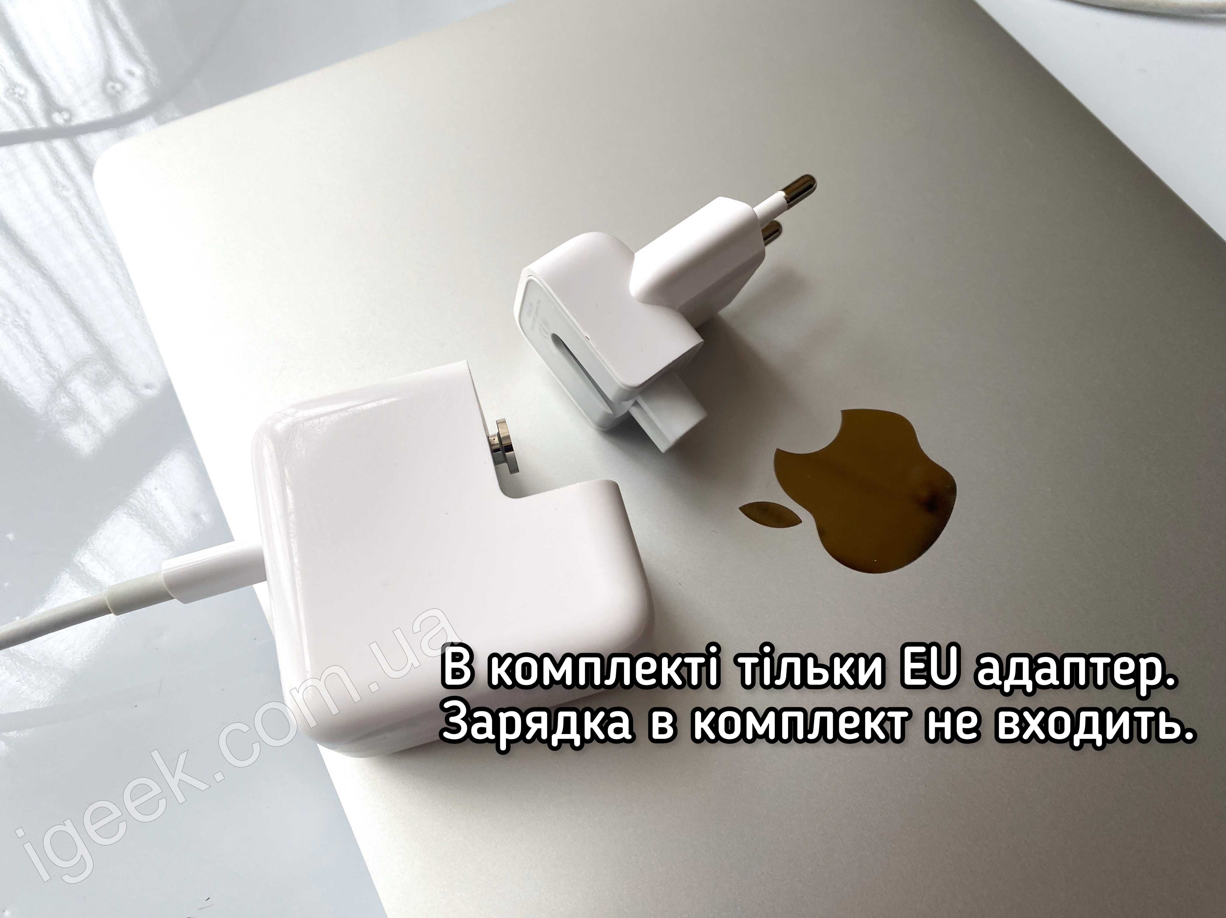 Адаптер блока зарядки Apple MacBook/iPad Перехідник Євро EU