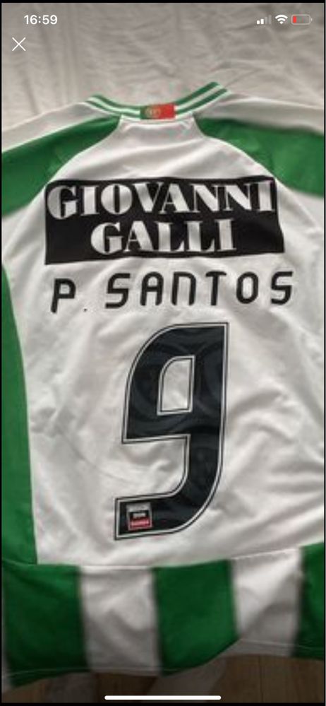 Camisola oficial de jogo vitoria de setubal