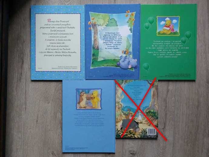 Kubuś Puchatek zestaw książek dla dzieci Disney