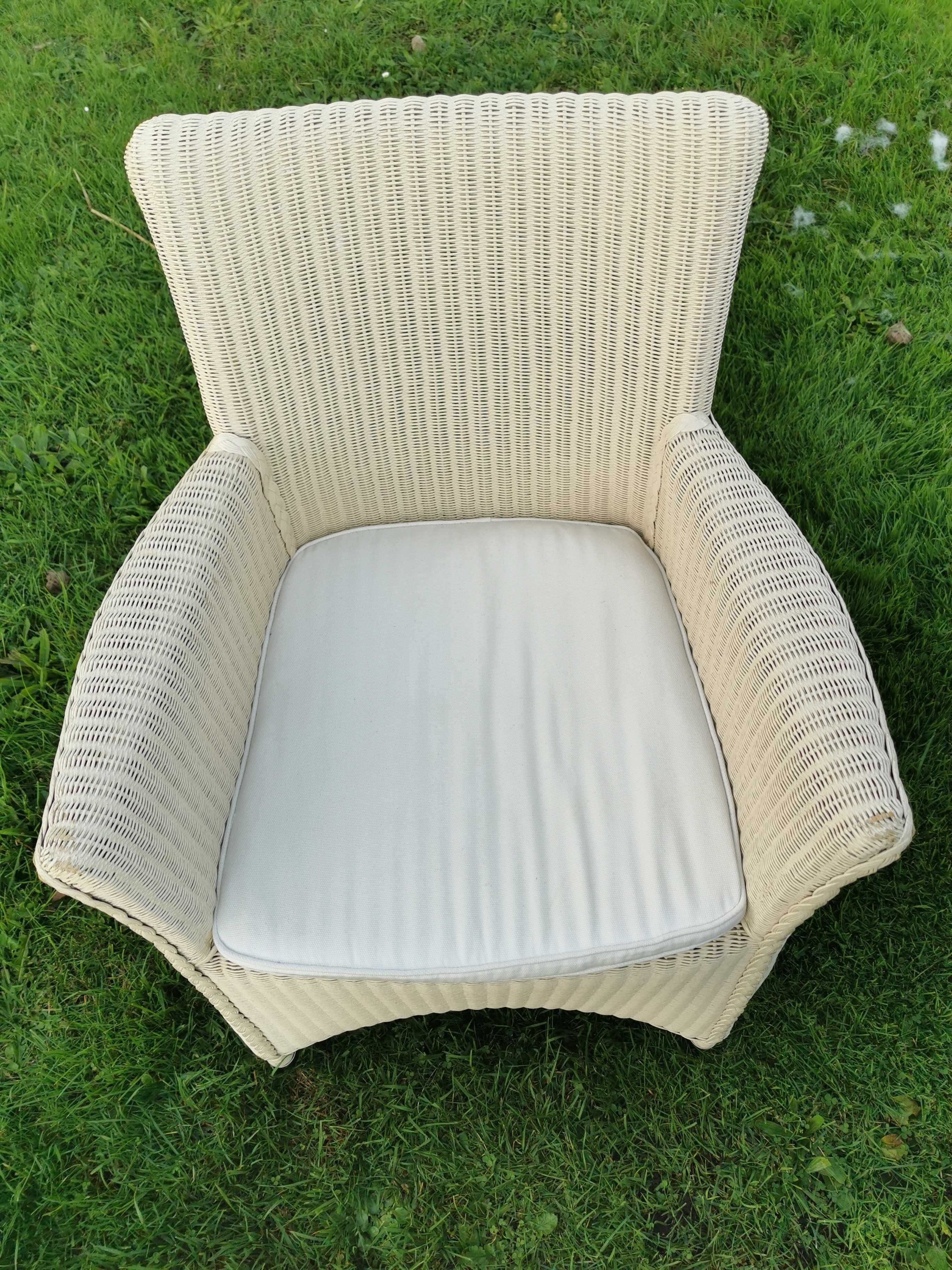 Krzesła do jadalni na taras Lloyd Loom Rattan ECRU 4 szt. Super Jakość