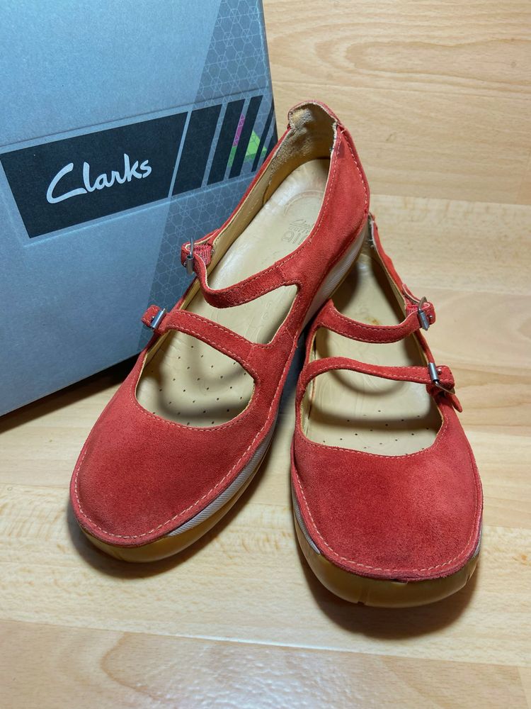 Clarks Натуральная замша Летние туфли Балетки Мокасины