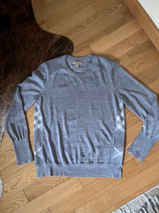 Nowy szary oryginalny sweterek Burberry London England L