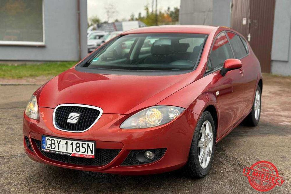 Seat Leon 1.6 MPI 102 KM 2006 R SPROWADZONY Zarejestrowany GWARANCJA