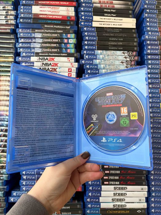 Гра Guardians of the Galaxy  на ps4, диск з грою на пс 4, ліцензія
