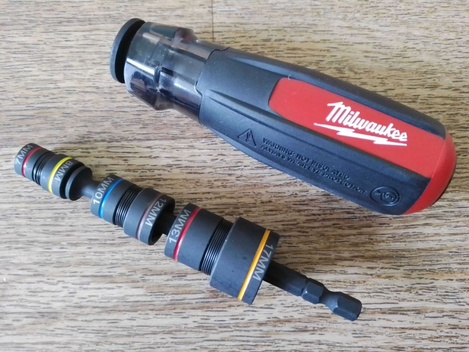 Ключ-викрутка магнітна ShW MILWAUKEE 6 в 1 Impact Multi-Nut Driver