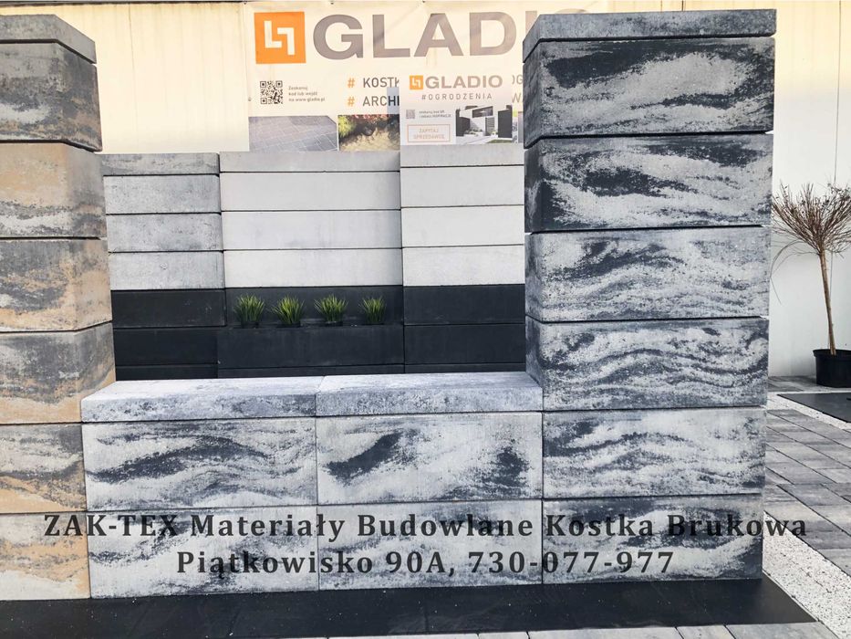 Pustak bloczek ogrodzeniowy gładki Joniec Roma Horizon  50x20x20