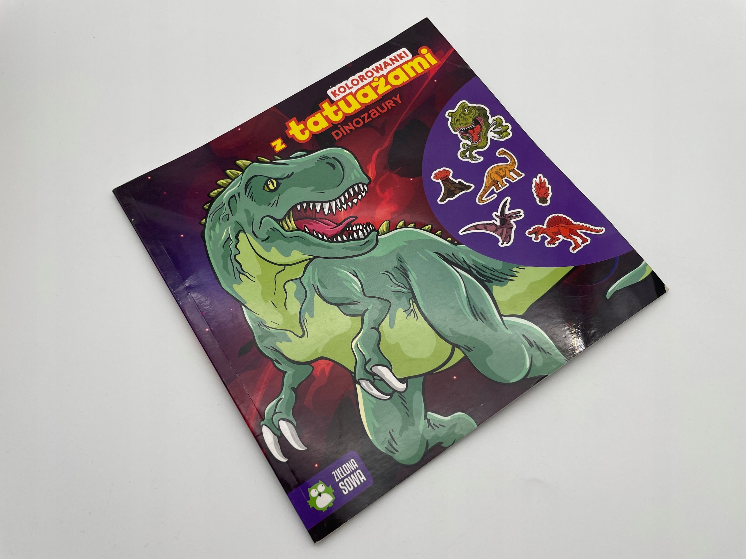 Kolorowanki Z Tatuażami Dinozaury Praca Zbiorowa X13801
