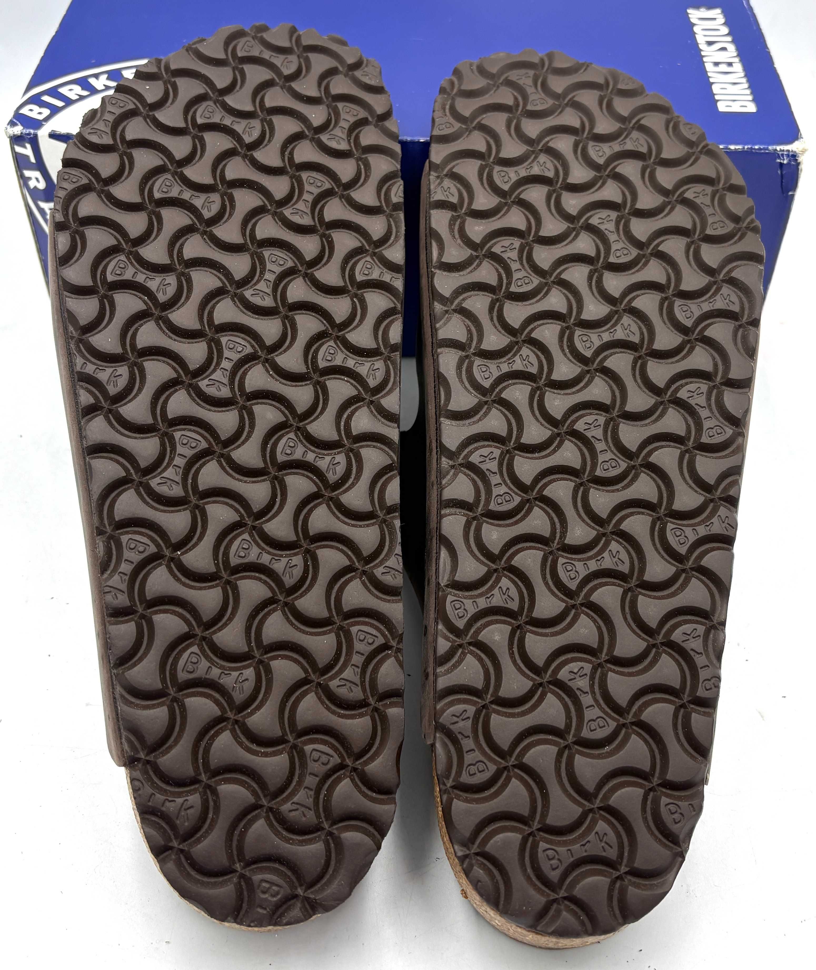 ‼️Nowe oryginalne klapki BIRKENSTOCK Arizona brązowe 45 AZ 256p skóra