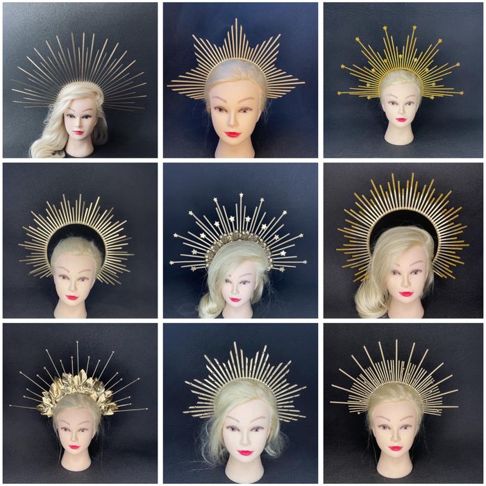 Корона обруч ободок для фотосесії  зірка золото звезда фотосессия