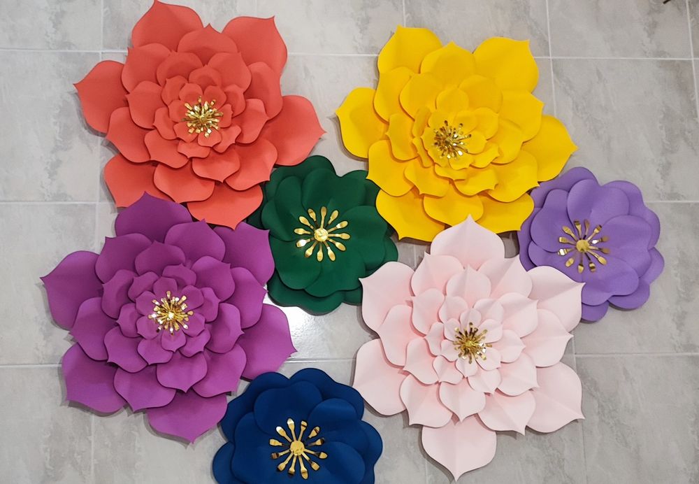 Papercraft Modelo 63 e 64 - Flores
