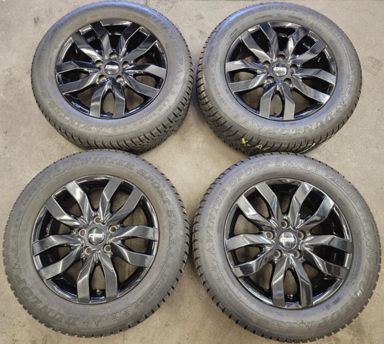 4x Felgi aluminiowe CMS C22 6.5 x 16 5x114,3 ET45 67,1 CZARNE