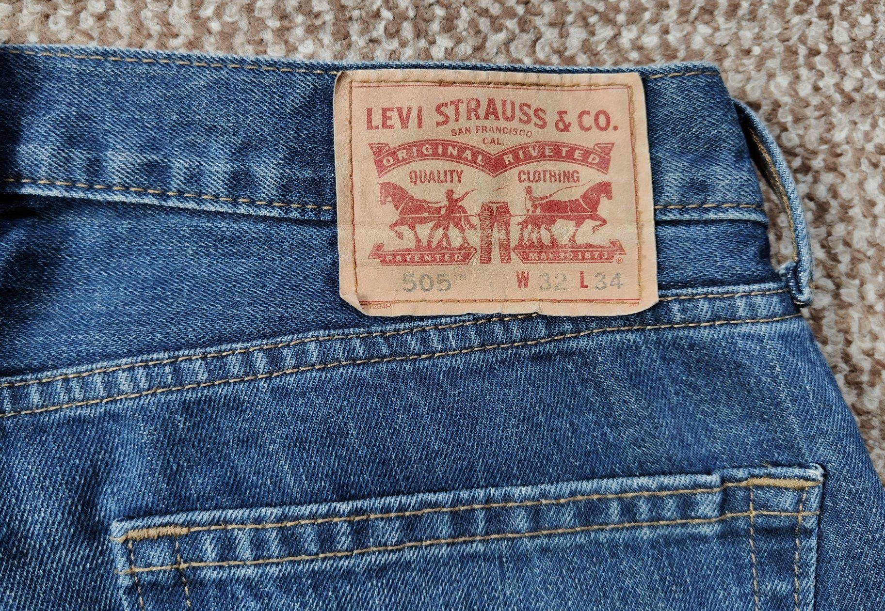 Levi's 505 джинси regular fit оригінал W32 L34 лівайс