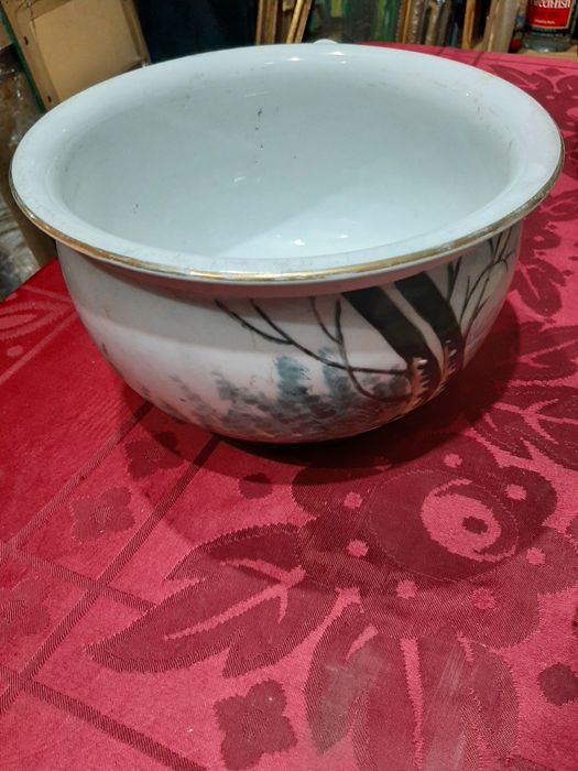 Bacio/Penico em faiança séc XIX Vista Alegre